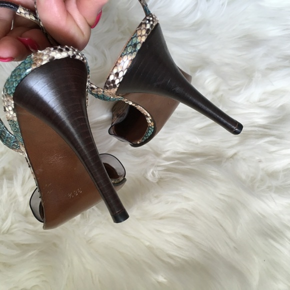 walter steiger croc slingback shoes - Picture 6 of 7